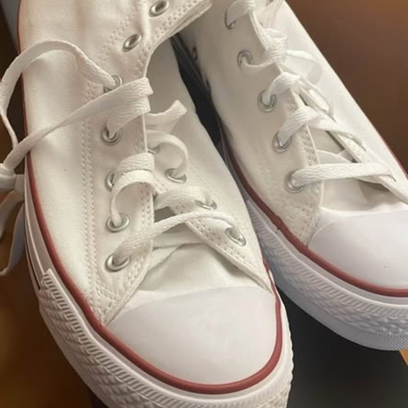 BRAND NEW men converse all star hi top white shoes size US 12 & US 13 - Picture 9 of 10